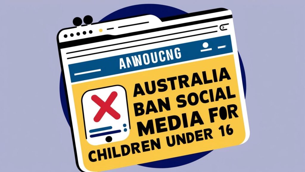 Social Media Banned for Children Under Age of 16 by Australia